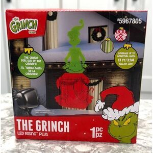 Grinch Lightshow Multi-function Red Green Pops Out Chimney LED 5967805 Christmas